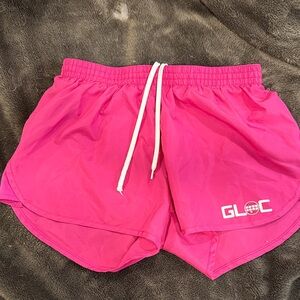 TOP GUN ALL-STARS GLOC6 Vibrant Pink Athletic Shorts